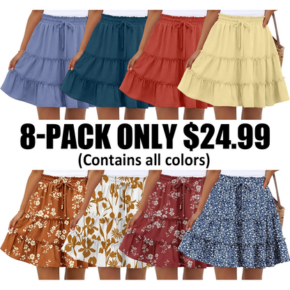 Women's Bohemian Style Midi Skirt