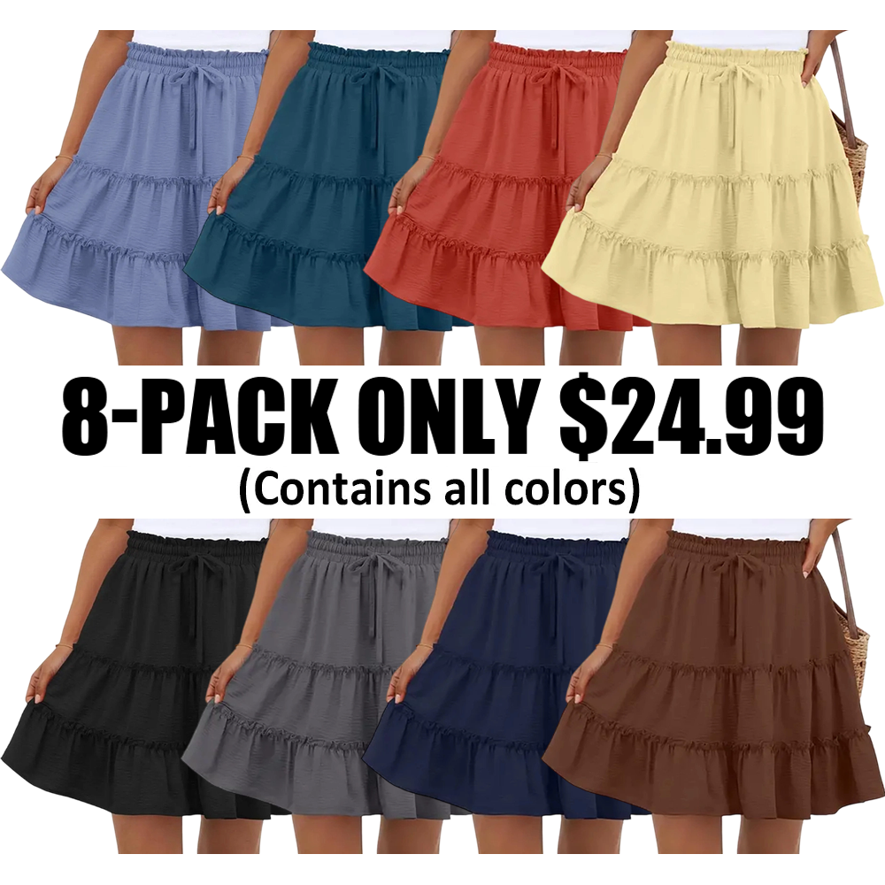 Women's Bohemian Style Midi Skirt
