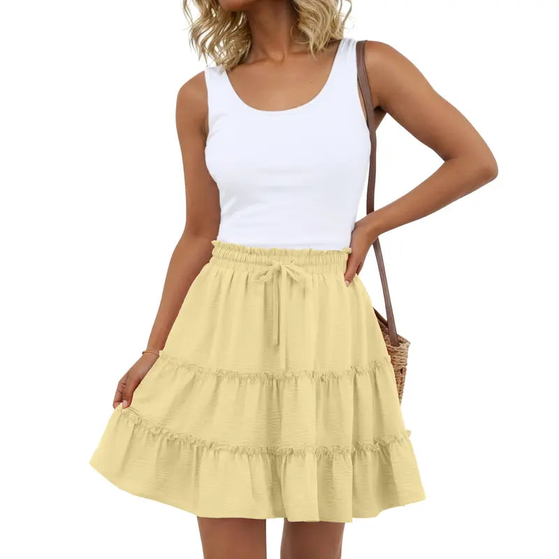 Women's Bohemian Style Midi Skirt