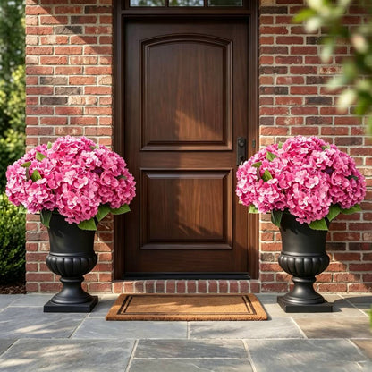 🔥Hot Sale 70% OFF🔥Artificial Outdoor Hydrangea Flowers - UV resistant, Waterproof, Windproof