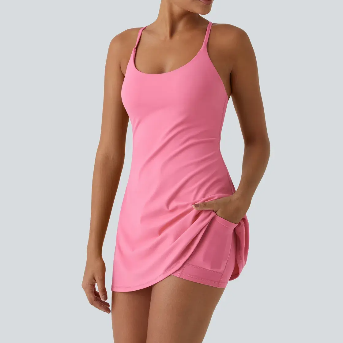😍This Week's Special Price💥Backless Sleeveless Dresses With Pockets