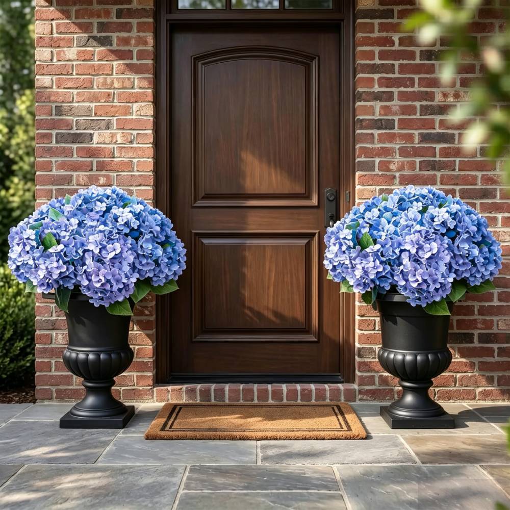 🔥Hot Sale 70% OFF🔥Artificial Outdoor Hydrangea Flowers - UV resistant, Waterproof, Windproof